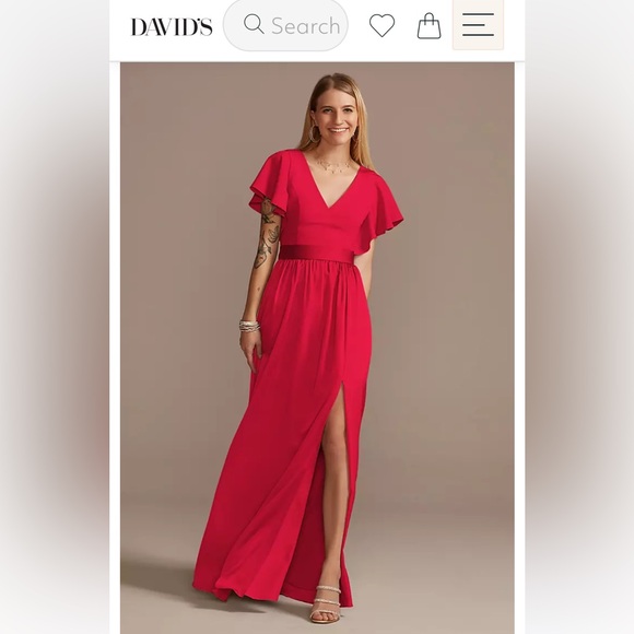 David’s Bridal MARINE Prom dress size 10 - Picture 3 of 5